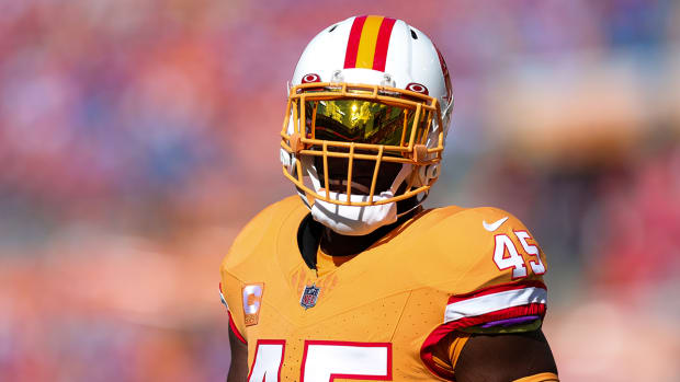 Former Tampa Bay Buccaneers linebacker Devin White